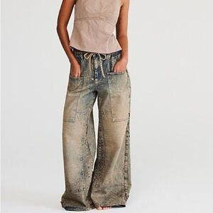 We The Free CRVY Outlaw Wide Leg Jeans